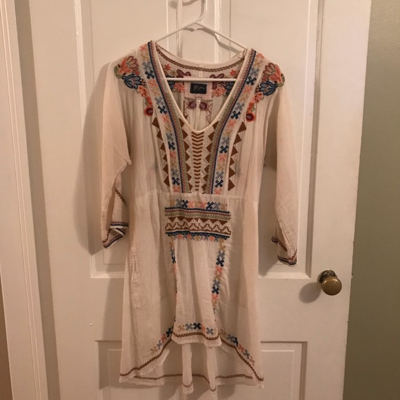 Johnny Was Dresses & Skirts - Biya for Jonny Was Embroidered Tunic